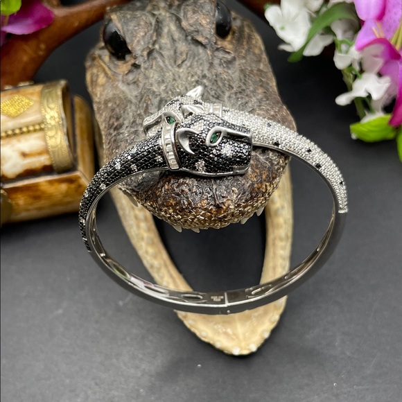 925 panther clamper bracelet 🔥